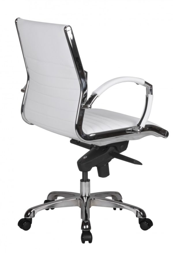 Office Ergonomic Leather Chair Salzburg White 35959 Amstyle Drehstuhl Salzburg 2 Leder Weiss Bueros 4