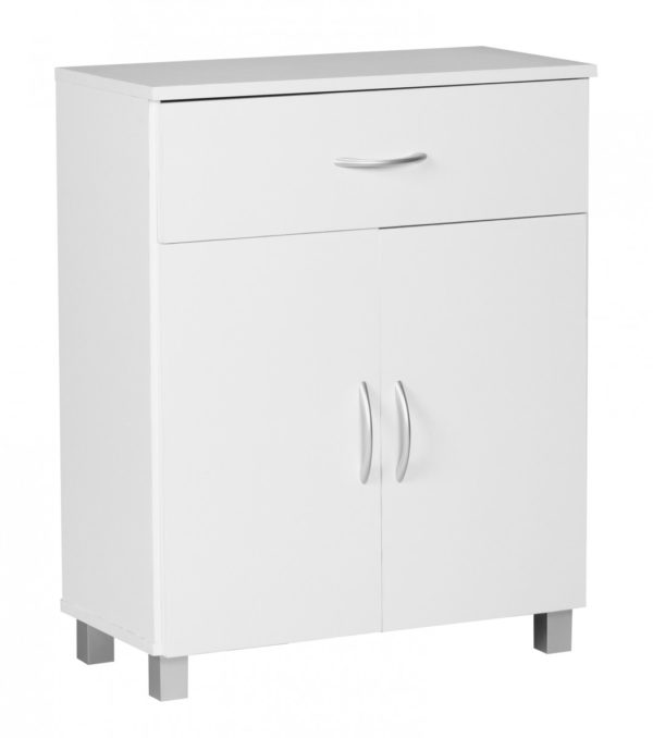 White With 1 Drawer &Amp; 2 Doors 60 X 75 X 30 Cm 35978 Wohnling Sideboard Weiss 90 X 75 Cm Wl1 336 Wl1 33
