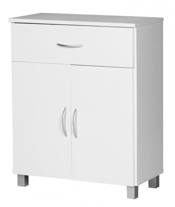 White With 1 Drawer &Amp; 2 Doors 60 X 75 X 30 Cm 35978 Wohnling Sideboard Weiss 90 X 75 Cm Wl1 336 Wl1 2