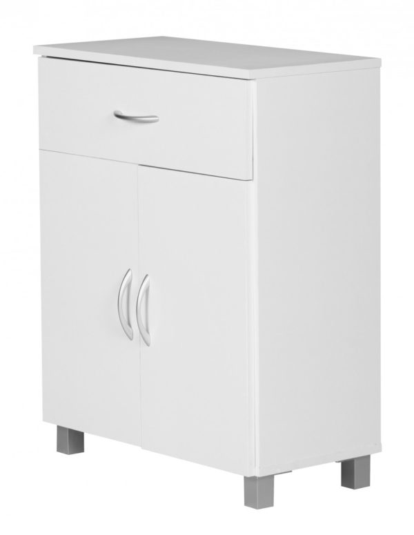 White With 1 Drawer &Amp; 2 Doors 60 X 75 X 30 Cm 35978 Wohnling Sideboard Weiss 90 X 75 Cm Wl1 336 Wl1 3
