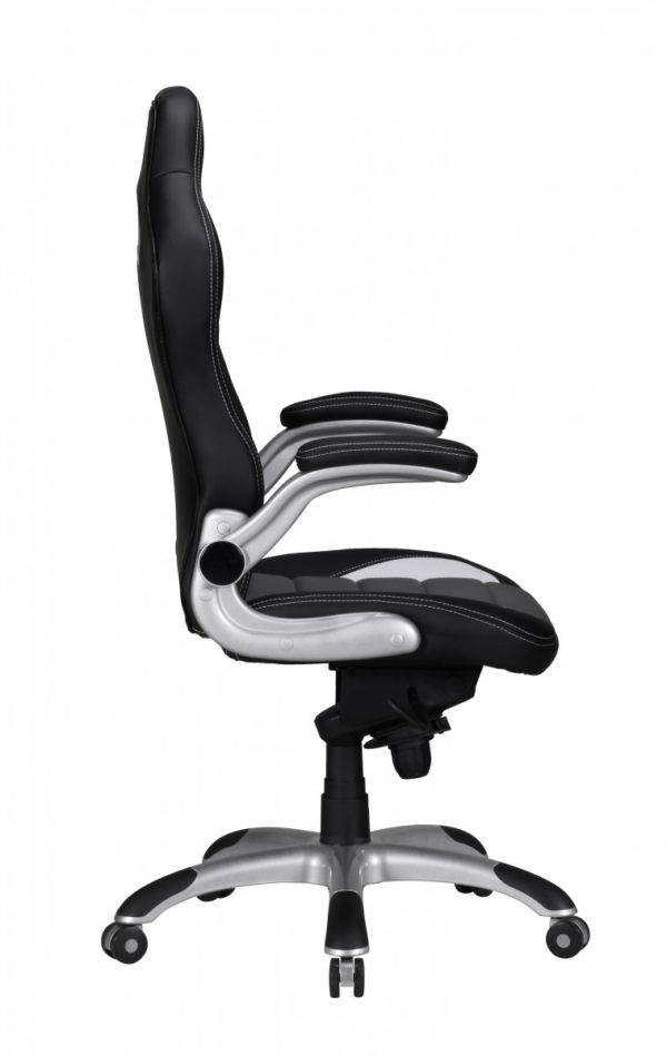 Office Ergonomic Chair Racing 36304 Chefsessel Amstyle Racing Leder Optik Schwarz G 10