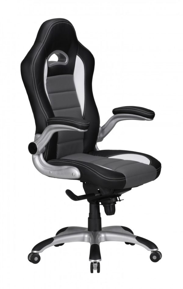 Office Ergonomic Chair Racing 36304 Chefsessel Amstyle Racing Leder Optik Schwarz G 11