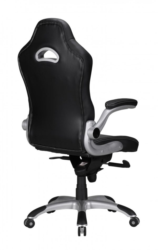 Office Ergonomic Chair Racing 36304 Chefsessel Amstyle Racing Leder Optik Schwarz Gr 8