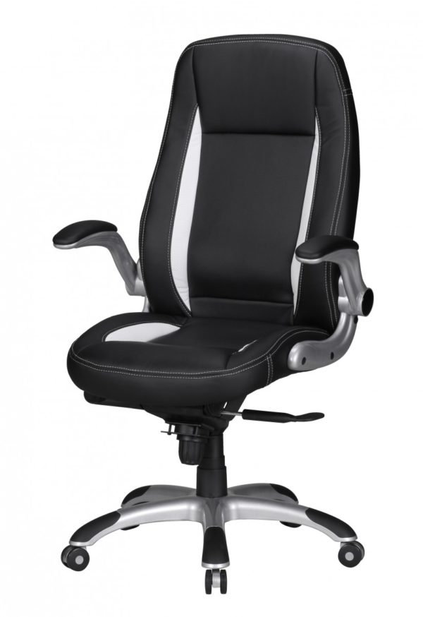 Office Ergonomic Chair Belgrade 36305 Chefsessel Amstyle Belgrad Leder Optik Schwarz S 1