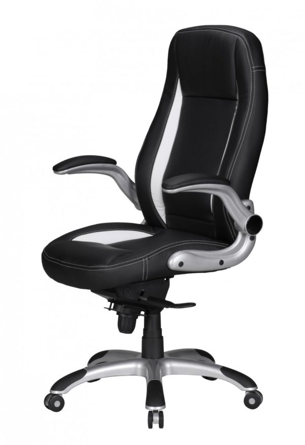 Office Ergonomic Chair Belgrade 36305 Chefsessel Amstyle Belgrad Leder Optik Schwarz S 3