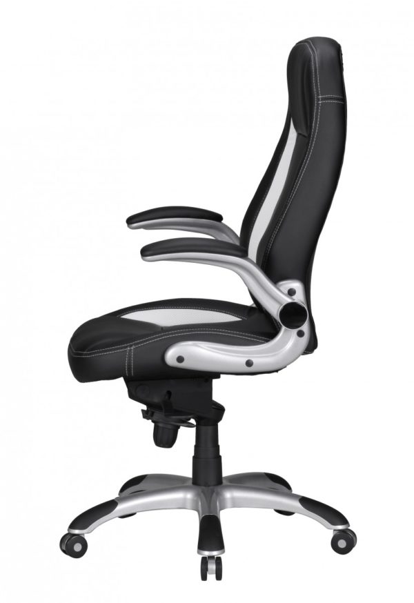 Office Ergonomic Chair Belgrade 36305 Chefsessel Amstyle Belgrad Leder Optik Schwarz S 4