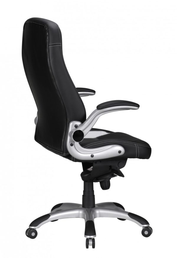 Office Ergonomic Chair Belgrade 36305 Chefsessel Amstyle Belgrad Leder Optik Schwarz S 9