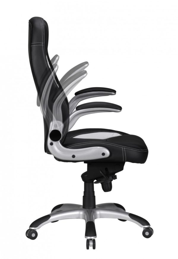 Office Ergonomic Chair Belgrade 36305 Chefsessel Amstyle Belgrad Leder Optik Schwarz 12
