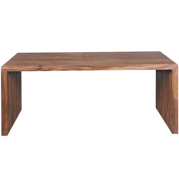 Desk Boha Solid Wood Sheesham Computer Table 180 Cm Wide Real Wood Design Filing Office Table Country Style 38365 Wohnling Schreibtisch Boha Massiv Holz She 10