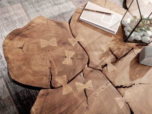 Couchtisch Bagli Massiv-Holz Akazie 115 Cm Breit Wohnzimmer-Tisch Design Metallbeine Beistelltisch 38511 Wohnling Couchtisch Bagli Massiv Holz Akazi 3