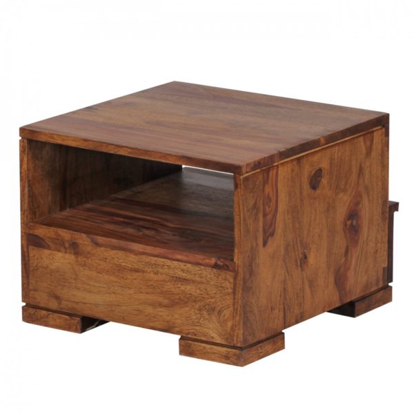 Nightstand Solid Wood Sheesham Night-Dresser 30 Cm 1 Drawer Filing Nightstand Country Style Real Wood 38521 Wohnling Sheesham Nachtkonsole 40 X 45 Cm W 4