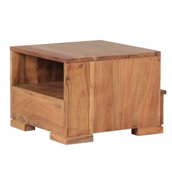 Nightstand Solid Wood Acacia Night-Dresser 30 Cm 1 Drawer Filing Nightstand Country Style Real Wood 38522 Wohnling Akazie Nachtkonsole 40 X 45 Cm Wl1 3