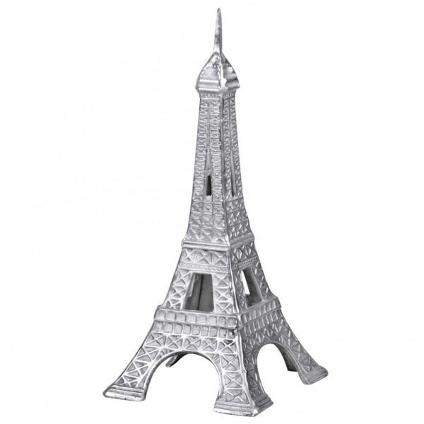 Deko Design 3D Eiffelturm Modell Paris Groß 24 X 53 X 24 Cm Geschenk Metall Silbern 38969 Wohnling Deko Tower Paris Silber Wl1 650 1