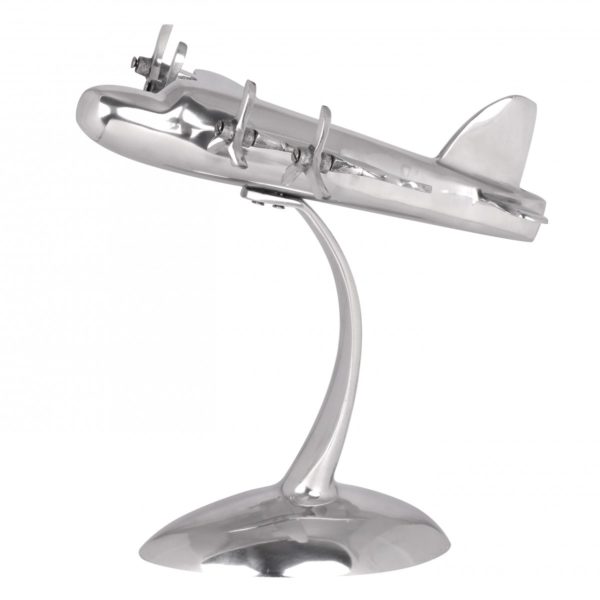 Design Deco Airplane Propeller Made Of Aluminum Color Silver 38972 Wohnling Deko Flugzeug Propeller Silber 4