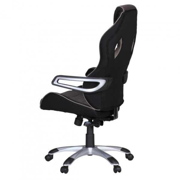 Office Ergonomic Chair Valentino Grey 39107 Amstyle Valentino Racing Chefsessel Silver 3