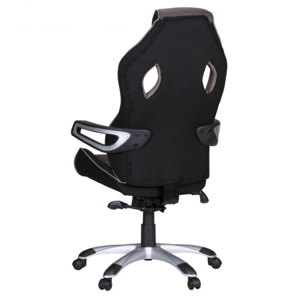 Office Ergonomic Chair Valentino Grey 39107 Amstyle Valentino Racing Chefsessel Silver 4