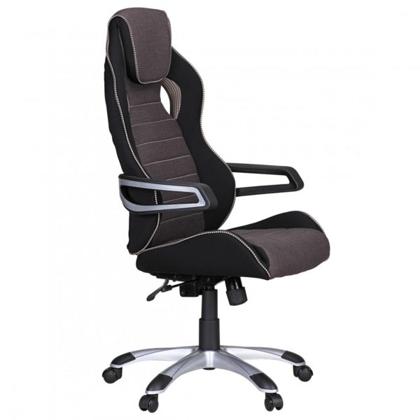 Office Ergonomic Chair Valentino Grey 39107 Amstyle Valentino Racing Chefsessel Silver 6
