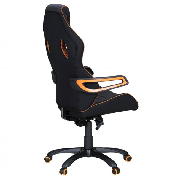 Office Ergonomic Chair Valentino Black 39113 Amstyle Valentino Racing Chefsessel Orange 4