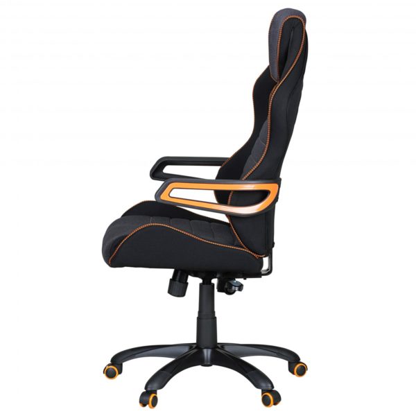Office Ergonomic Chair Valentino Black 39113 Amstyle Valentino Racing Chefsessel Orange 5