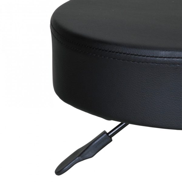 Stool Leon S Design Black With Casters Stool Upholstered Backless 39155 Amstyle Arbeitshocker Leon S Schwarz Spm1 0 2
