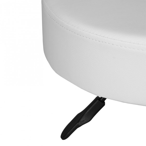 Stool Leon S Design White With Casters Stool Upholstered Backless Xl 39156 Amstyle Arbeitshocker Leon S Weiss Spm1 037 2