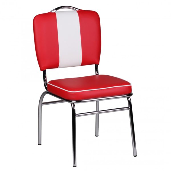 Elvis American Diner 50S Retro Dining Chair Color Red White 39205 Wohnling Esszimmerstuhl American Diner 50Er 3