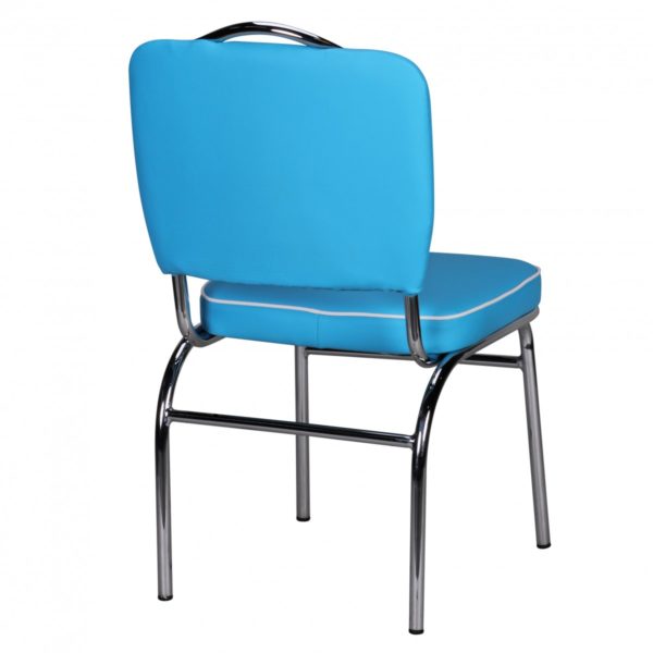 Elvis American Diner 50S Retro Dining Chair Color Blue White 39207 Wohnling Esszimmerstuhl Paul Diner Blau Wl1 7