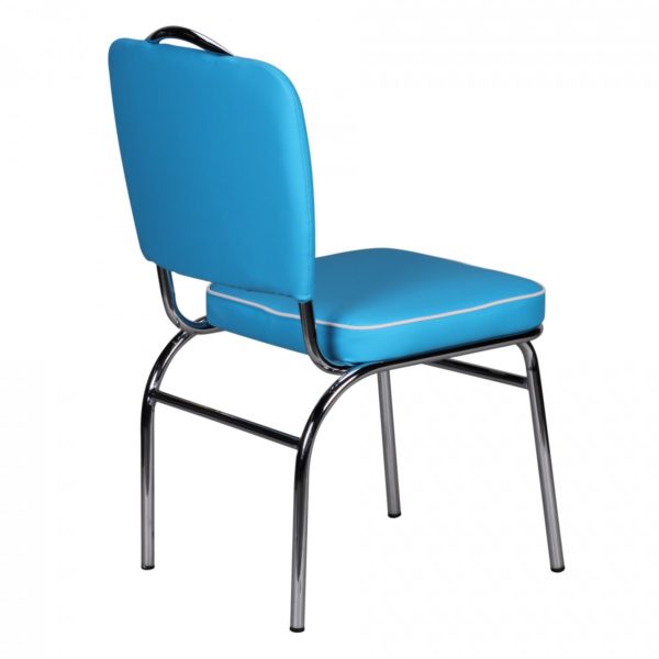 Elvis American Diner 50S Retro Dining Chair Color Blue White 39207 Wohnling Esszimmerstuhl Paul Diner Blau Wl1 5