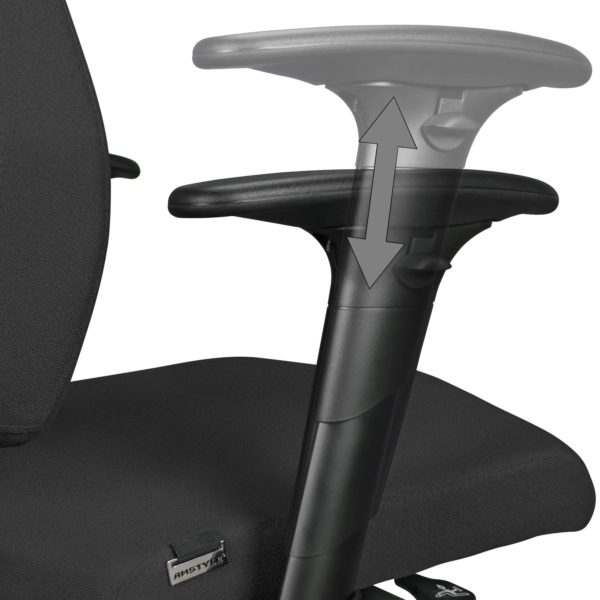 Desk Ergonomic Chair Darius Boss 40182 Amstyle Buerostuhl Darius Mit Stoff Bezug 10