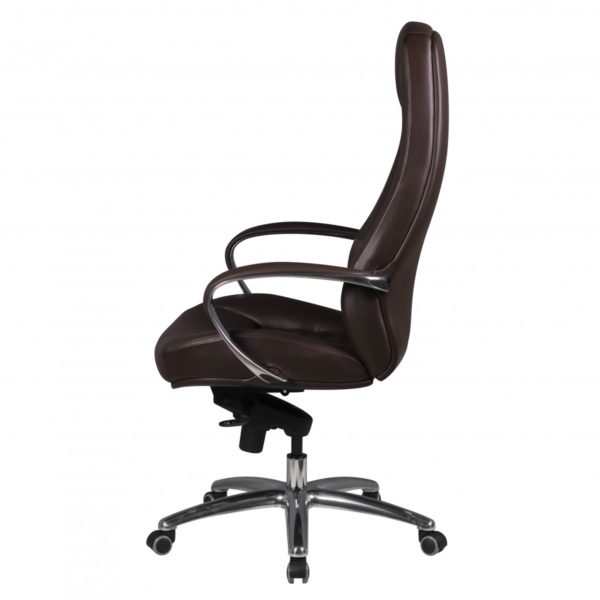 Desk Ergonomic Leather Chair Austin X-Xl 40240 Amstyle Chefsessel Austin Echtleder Braun D 3