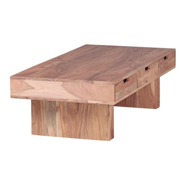 Coffee Table Solid Wood Acacia Design Living Room Table 110 X 60 Cm With 6 Drawers Country Style Wooden Table 40291 Wohnling Couchtisch Mumbai Massivholz Akazi 8