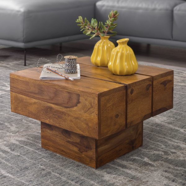 Table Sheesham Hardwood Coffee Table 44 X 44 X 30 Cm Coffee Table Solid Wide Cube Square 40325 Wohnling Beistelltisch Sira Massivholz Sheesh