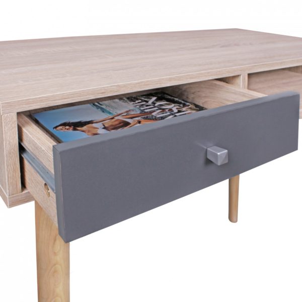 Schreibtisch Samo 90 X 78 X 45 Cm Mit Schublade In Sonoma Eiche 40529 Wohnling Schreibtisch Modern Schublade Des 13