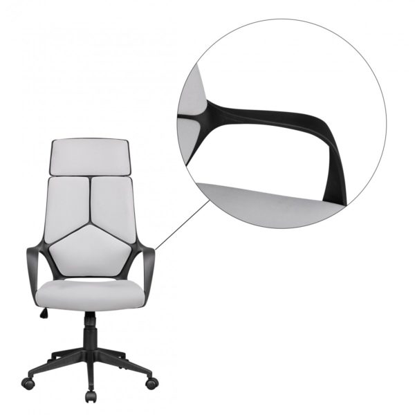 Desk Ergonomic Chair 40544 Amstyle Buerostuhl Techline Hellgrau Spm1 3 8