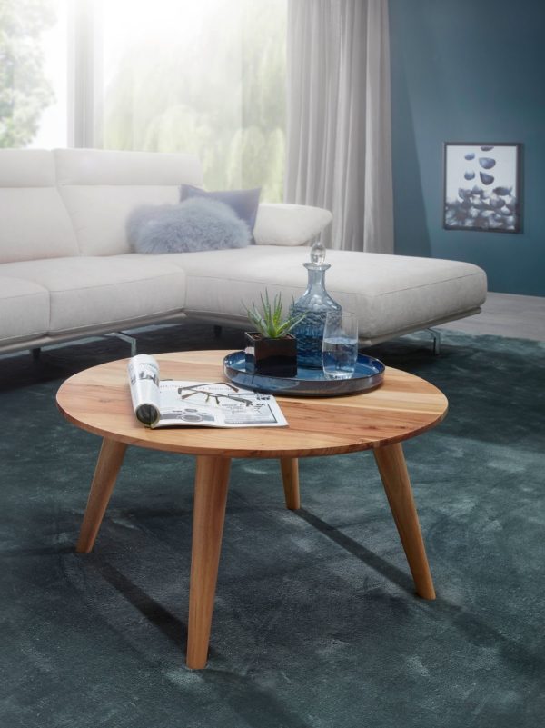 Coffee Table Solid Wood Acacia 40905 Wohnling Couchtisch Boha Massivholz Akazie 4