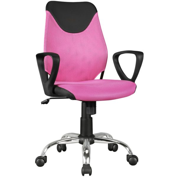 Children'S Ergonomic Chair Kika For Children From 4 With Backrest 41608 Amstyle Kinderdrehstuhl Kika Pink Schwarz Spm