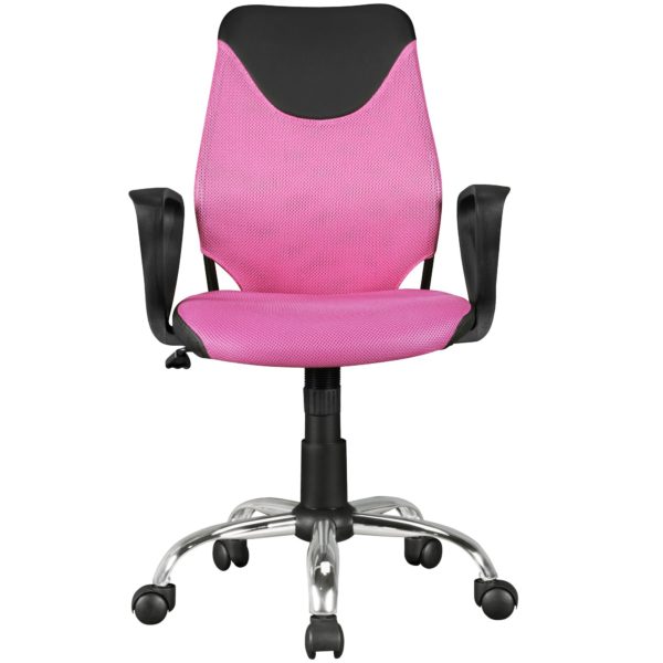 Children'S Ergonomic Chair Kika For Children From 4 With Backrest 41608 Amstyle Kinderdrehstuhl Kika Pink Schwarz S 1