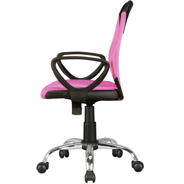 Children'S Ergonomic Chair Kika For Children From 4 With Backrest 41608 Amstyle Kinderdrehstuhl Kika Pink Schwarz S 3
