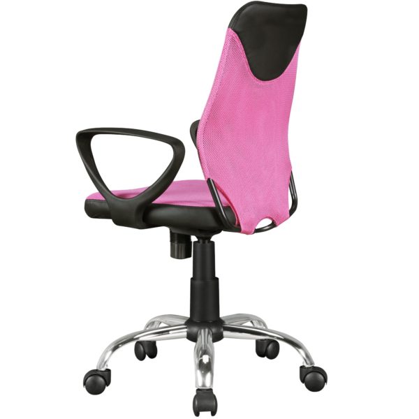 Children'S Ergonomic Chair Kika For Children From 4 With Backrest 41608 Amstyle Kinderdrehstuhl Kika Pink Schwarz S 4