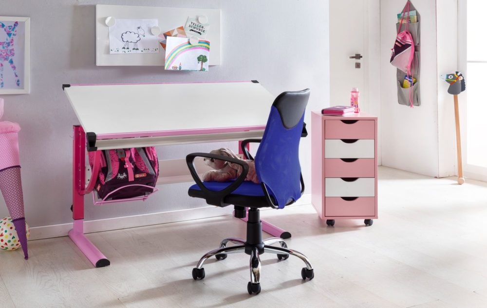 Children's Ergonomic Desk Kika For Children From 4 With Backrest
