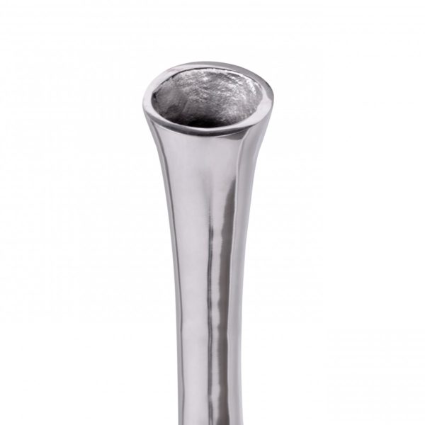 Deco Vase Bottle Design L Alu Aluminum Decoration Wohndeko Modern Vase Silver Table Decoration Designvase 41669 Wohnling Deko Vase Bottle L Wl1 918 Wl1 918 3