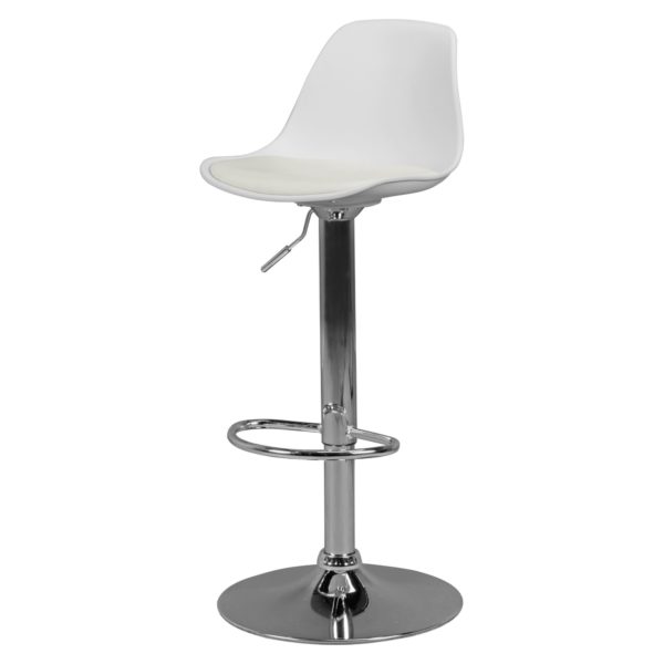 Corsica   Design Bar Stool With Backrest 42067 Amstyle Korsika Barhocker Kunstleder Weis 3