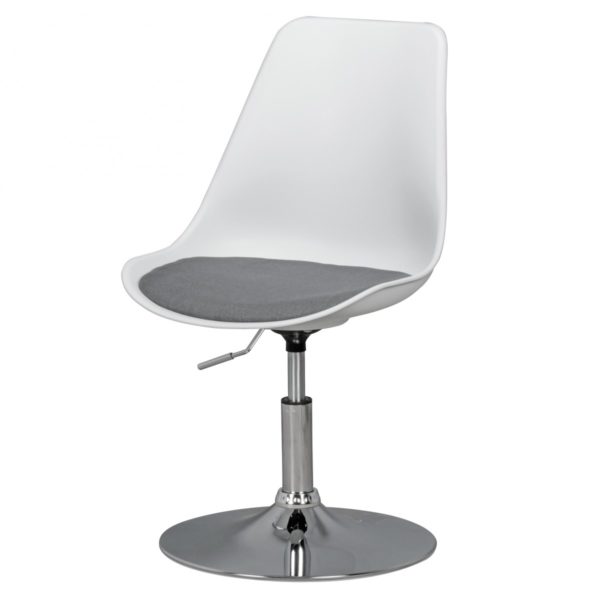 Кресло Corsica Для Отдыха Ткань Белого/Серого Цвета 42071 Amstyle Drehsessel Korsika Grau Spm2 006 Sp 3