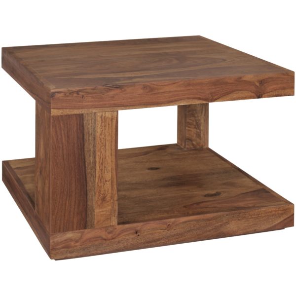 Coffee Table Solid Wood Sheesham, Side Table 58 Cm / Wooden Table /Cottage Living Room 43613 Wohnling Couchtisch Mumbai Massivholz Shees 5