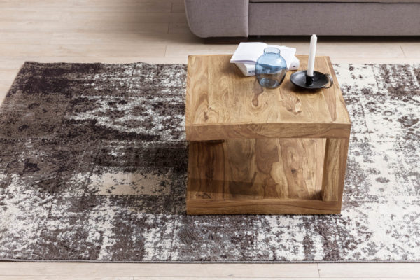 Coffee Table Solid Wood Acacia/ Side Table 58 Cm /Wooden Table /Cottage Living Room /Table Natural Product 43614 Wohnling Couchtisch Mumbai Massivholz Akazi 7