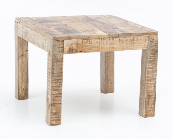 Table Rustica 60 X 60 X 47 Cm Massiv-Holz Mango Natur 43701 Wohnling Couchtisch Rustica 60X60X47Cm Wl5 6