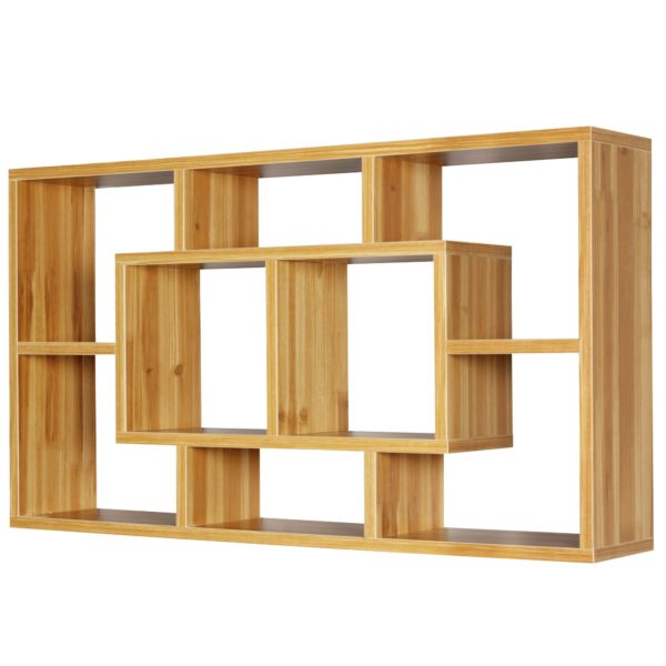 Shelf Alex Beech 85 X 47,5 X 16 Cm Mdf-Wood Pegboard Modern 44699 Wohnling Wandregal Buche Wl5 169 Wl5 169 3