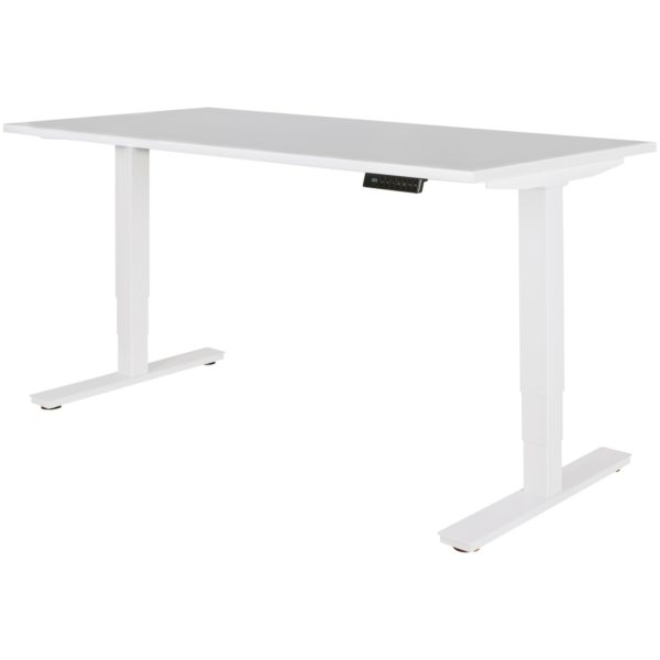 Electrically Height-Adjustable Table White With 2 Powerful Motors (Up To 120Kg) And Memory Function 45397 Amstyle Elektrisch Hoehenverstellbares Ti 3