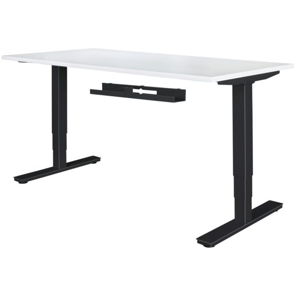 Cable Duct Desk 80X7X13 Cm Wide Under Table Cable Guide Black 45399 Amstyle Kabelkanal 80 Cm Schwarz 1