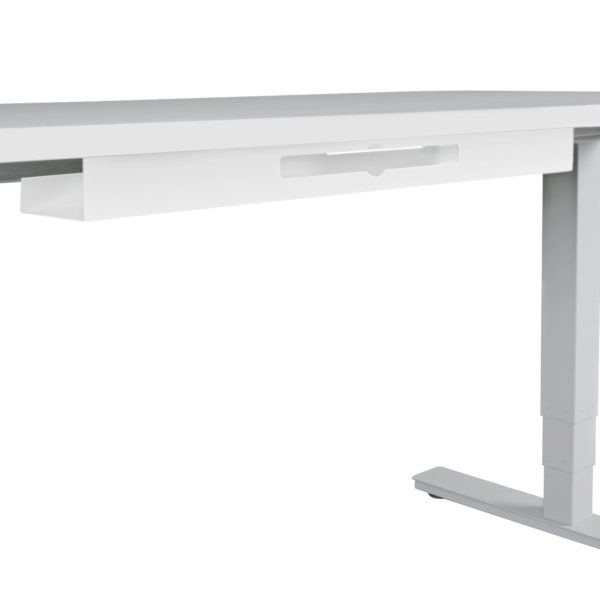 Cable Duct Desk 80X7X13 Cm Wide Under Table Cable Guide White 45400 Amstyle Kabelkanal 80 Cm Weiss 3